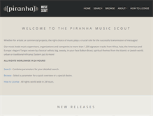 Tablet Screenshot of musicscout.piranha.de